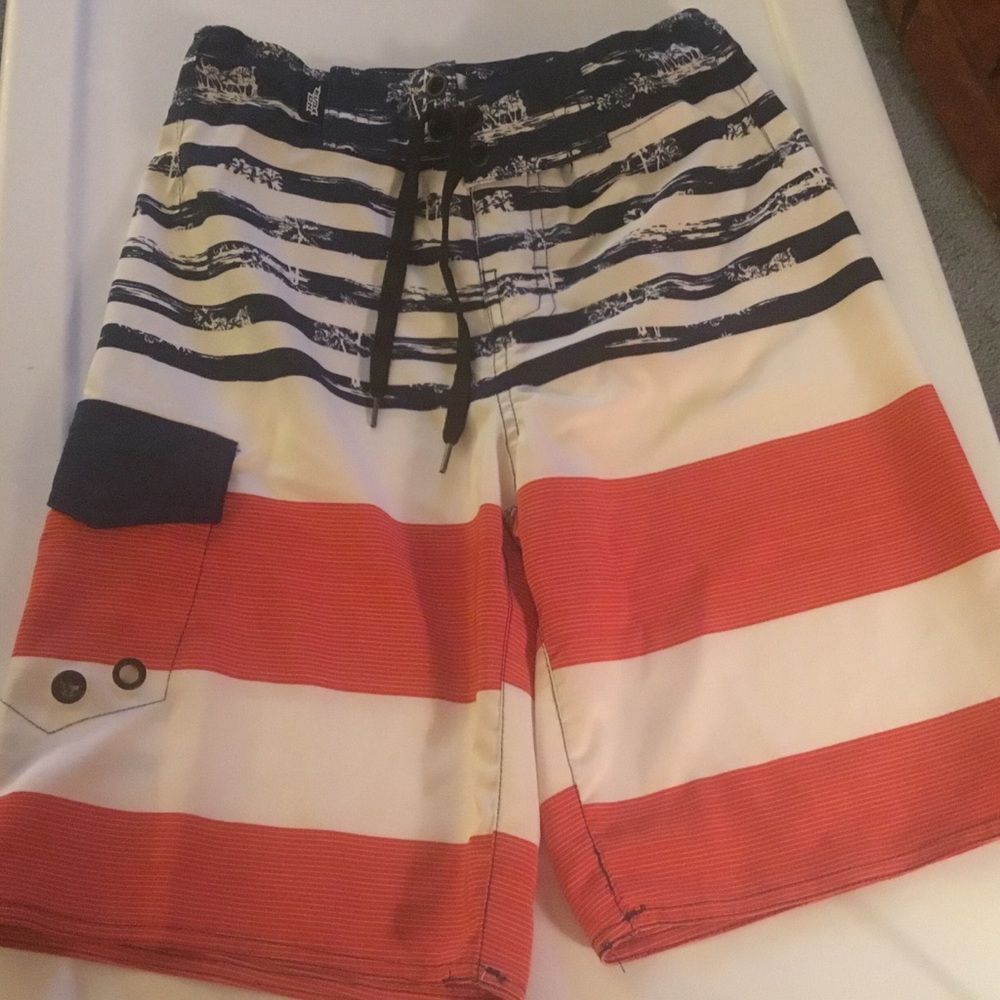 No Fear Boys Board Shorts Swimsuit. Size 8
